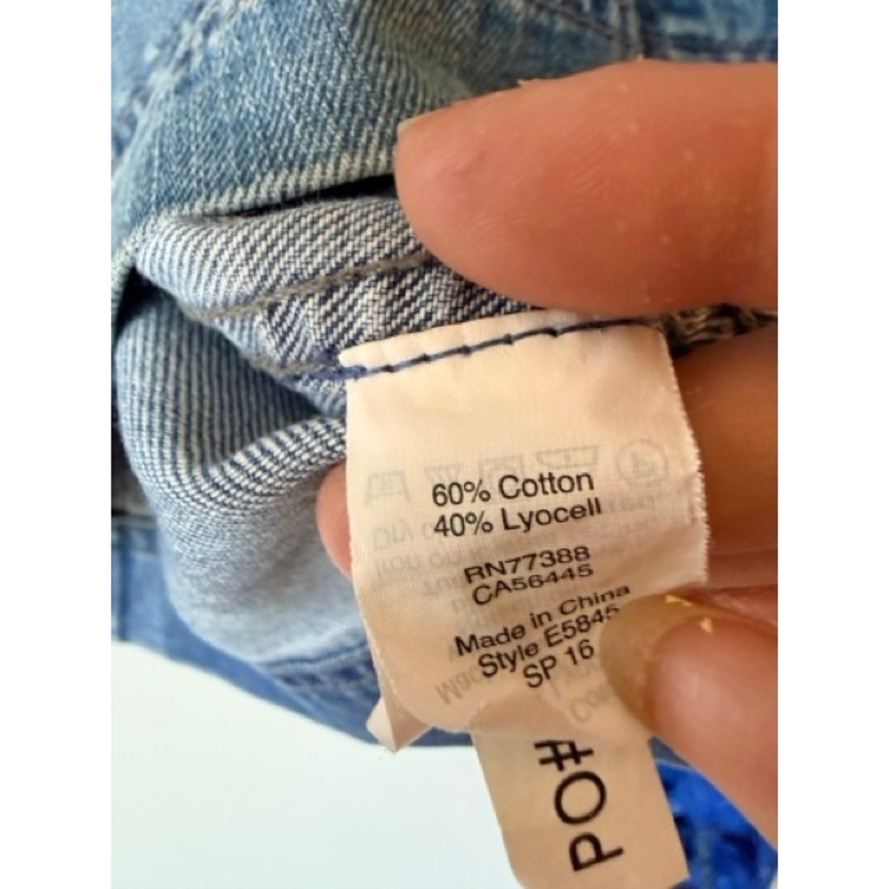 Madewell Chore Coat Women's XS Denim Workwear Jacket Blue Cotton Utility - Picture 8 of 9